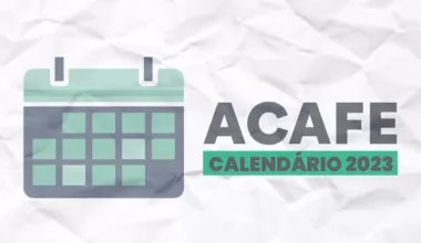 Calendário Acafe Estratégia Vestibulares