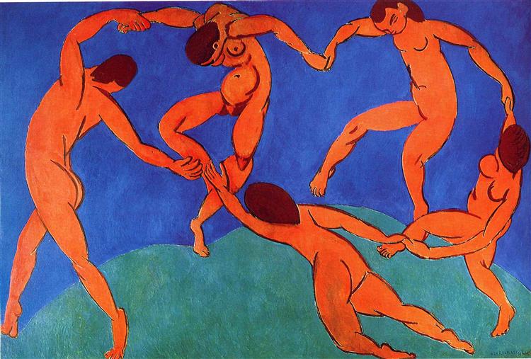 características do fauvismo - dança (Matisse)