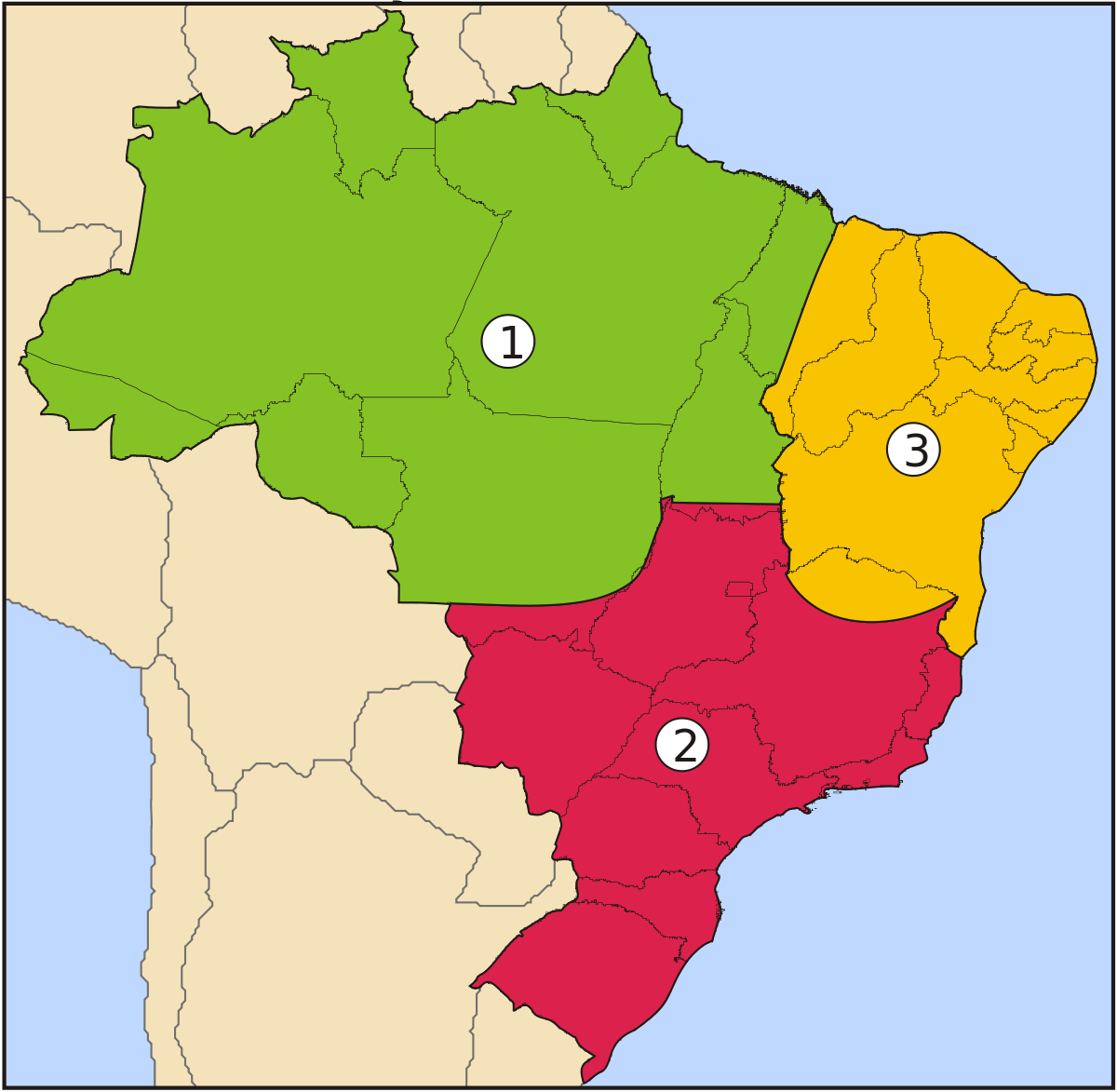 Regionalização do Brasil: quais as diferentes regiões do Brasil